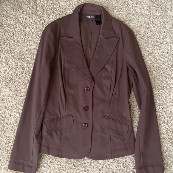 Bison Bisou Brown Blazer - Picture 1 of 1